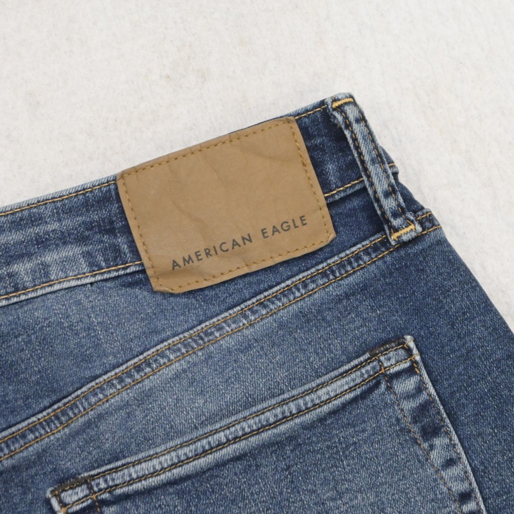American Eagle Athletic Skinny Jeans Mens 36x30 Athletic Skinny Blue AirFlex+
